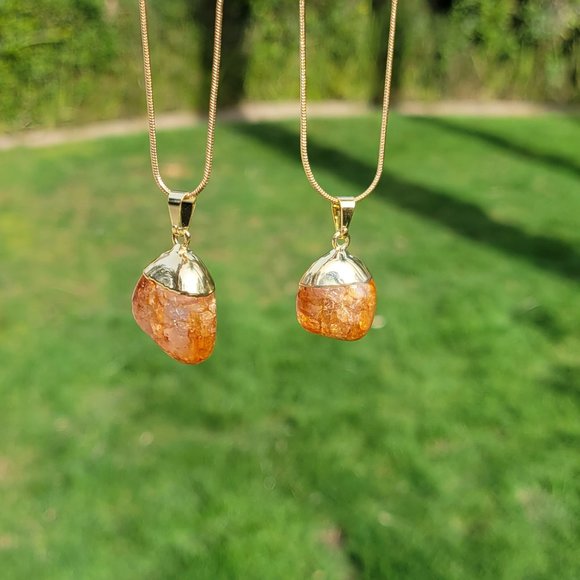 Quartz Crackle Crystal Pendants - Picture 6 of 7